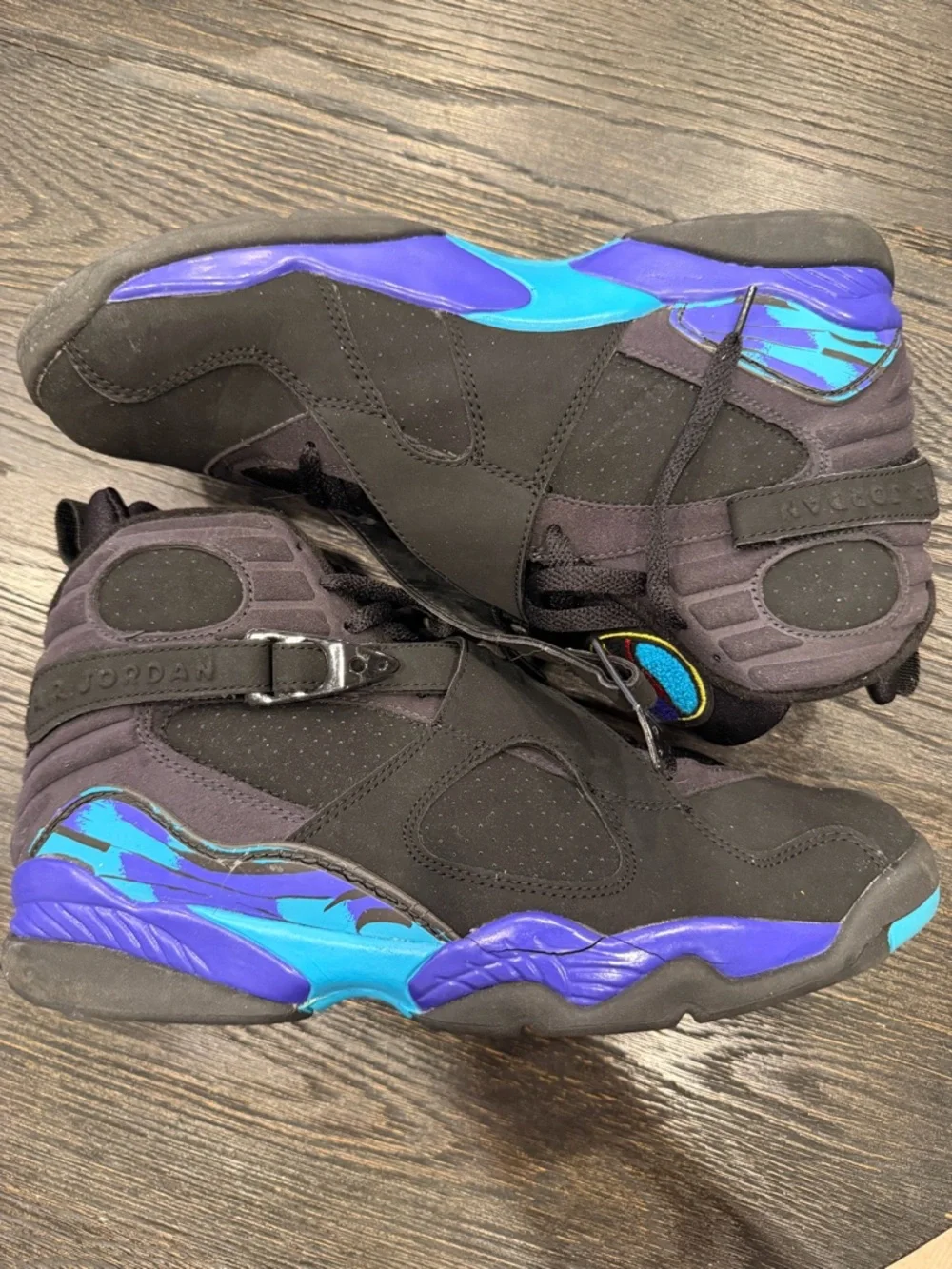 Nike Air Jordan 8 Retro GS 'Aqua' 2007 - size 13 VINTAGE